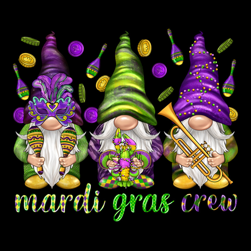 Mardi Gras Crew With Gnomies Long Sleeve Tee by HowdyJamesFarm | Teevron