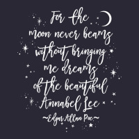 Edgar Allan Poe Literary Gift, Annabel Lee Quote Gothic Poet T Shirt Vintage Tee | Teevron