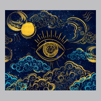 Evil Eye Moon Long Sleeve Tee | Teevron