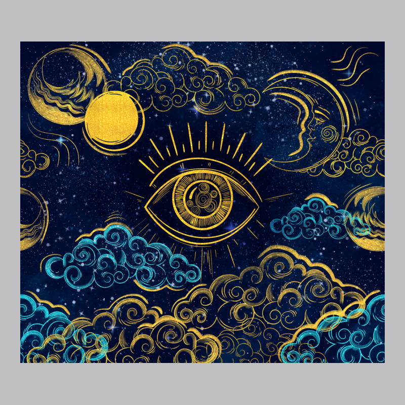 Evil Eye Moon Long Sleeve Tee by TumblerDesignByShophia | Teevron