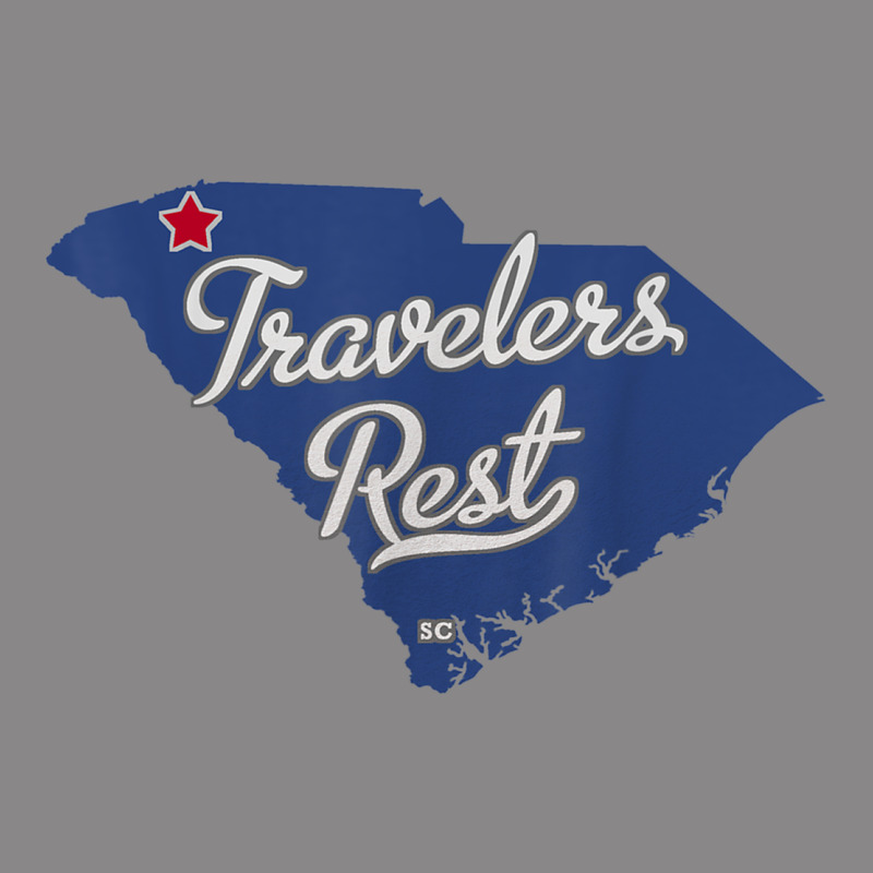 Travelers Rest South Carolina Sc Map Vintage Tee by trangStudio | Teevron