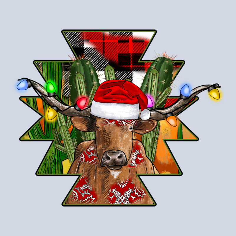 Longhorn Aztec Christmas Premium Sweatshirt by CowhideDigitalArt | Teevron