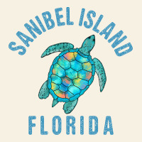 Sanibel Island Beach Design  Sea Turtle Illustration Gift Pullover Hoo Vintage Tee | Teevron