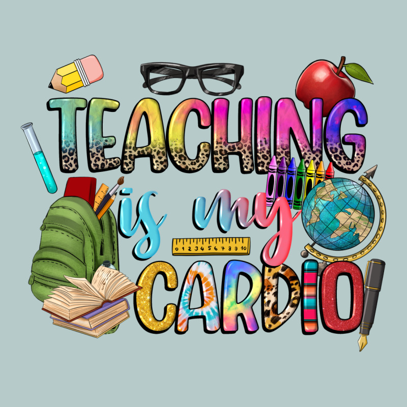 Teaching Is My Cardio Heavy Core Tee by NancyCooperArtShop | Teevron