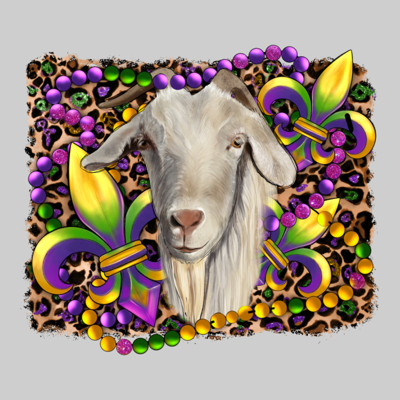 Mardi Gras Goat Fleur De Lis Premium Tee by RanaPortraitStore | Teevron
