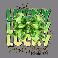 Not Lucky Simply Blessed Heavyweight Hoodie | Teevron