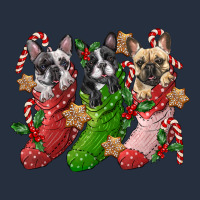 French Bulldog With Christmas Socks Zipper Hoodie | Teevron