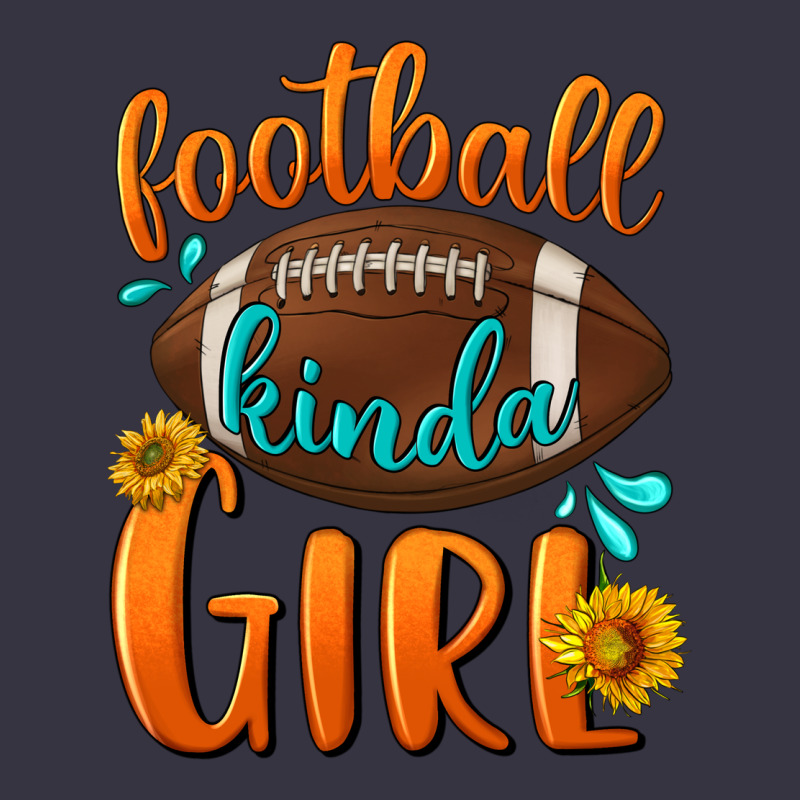 Football Kinda Girl Vintage Hoodie by NancyCooperArtShop | Teevron