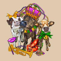 Little Cows And Mardi Gras Party Olivia Heavyweight Sweatshirt | Teevron