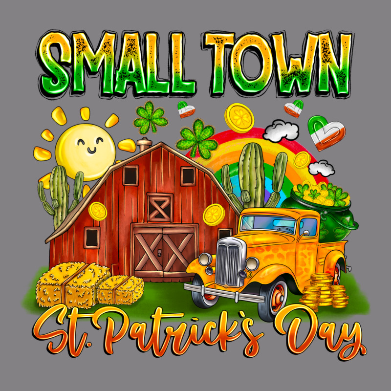 Small Town St Patrick's Day Heavyweight Hoodie by CowhideDigitalArt | Teevron