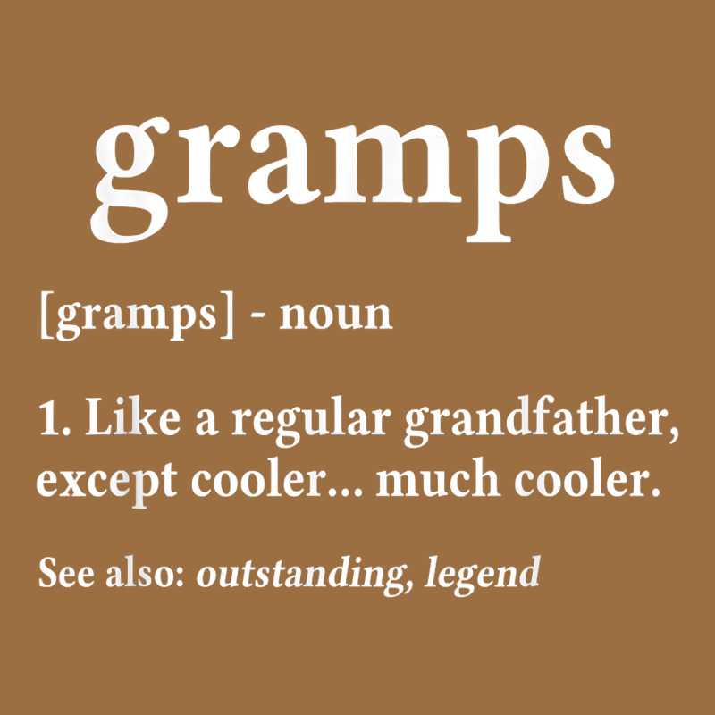Grandpa Gift For Gramps, Fathers Day Birthday Gift Idea Vintage Tee by trangStudio | Teevron