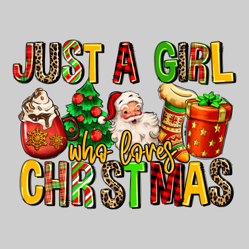 Just A Girl Who Loves Christmas Premium Tee by MaliasSmallBusiness | Teevron