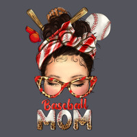 Baseball Mom Messy Bun Vintage Hoodie | Teevron