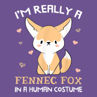 I'm Really A Fennec Fox In A Human Costume Funny Gift T Shirt Vintage Tee | Teevron