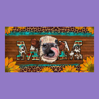 Western Heifer Mom With Sunflowers And Turquoise License Plate Urban Hoodie | Teevron