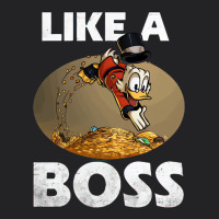Like A Boss Duck Tales Art Gift For Fans Vintage Tee | Teevron