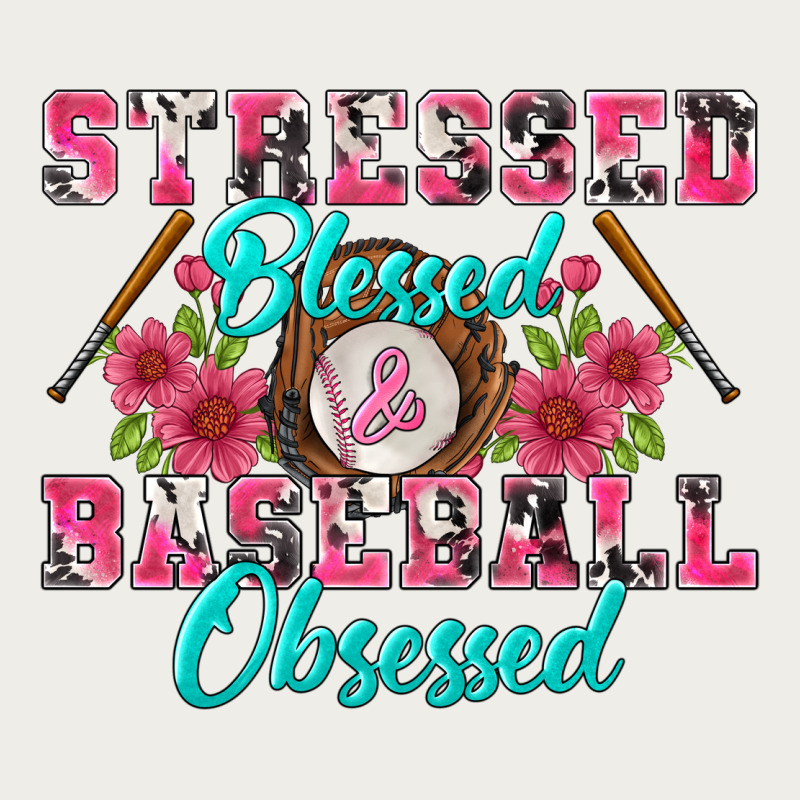 Stressed Blessed & Baseball Obsessed Zipper Hoodie by BundleAndBundleShop | Teevron