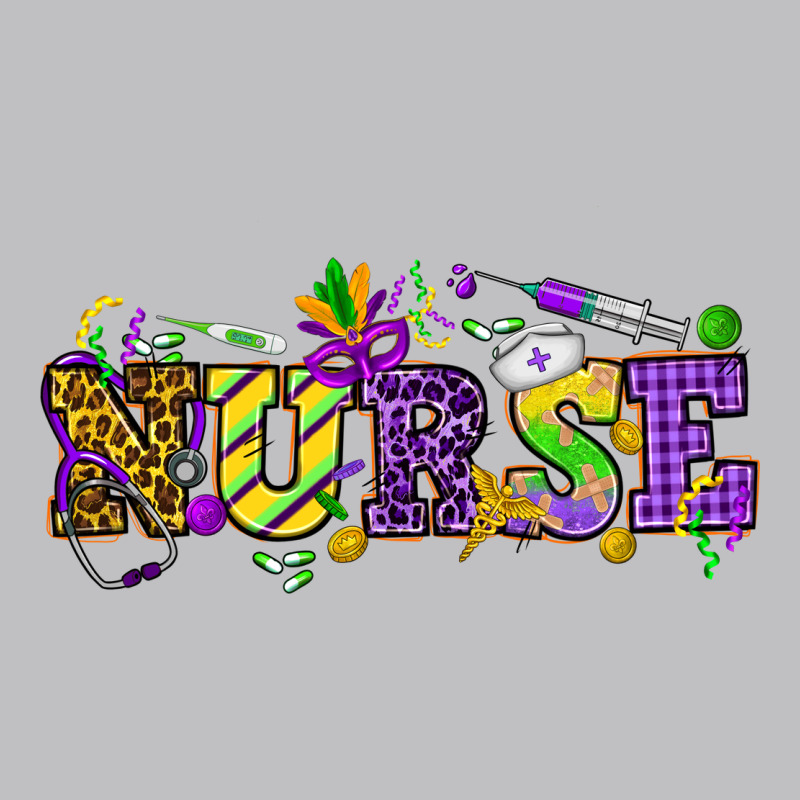 Mardi Gras Day Nurse Long Sleeve Tee by HowdyJamesFarm | Teevron