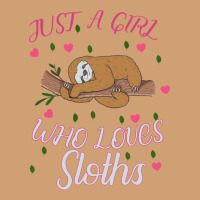 Just A Girl Who Lowes Sloths Vintage Tee | Teevron