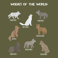 Wolves Of The World Educational Wolf Gift Vintage Tee | Teevron