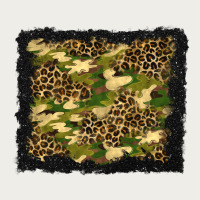 Camouflage And Leopard Background Zipper Hoodie | Teevron