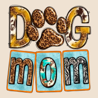 Dog Mom With Paw Urban Heavy Tee | Teevron