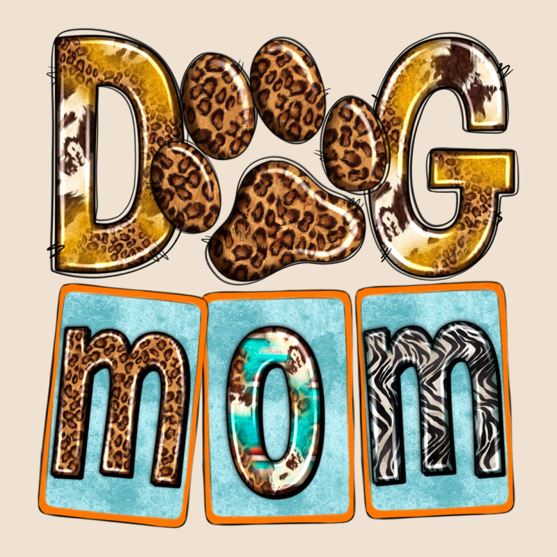 Dog Mom With Paw Urban Heavy Tee by texasbilliewilder | Teevron