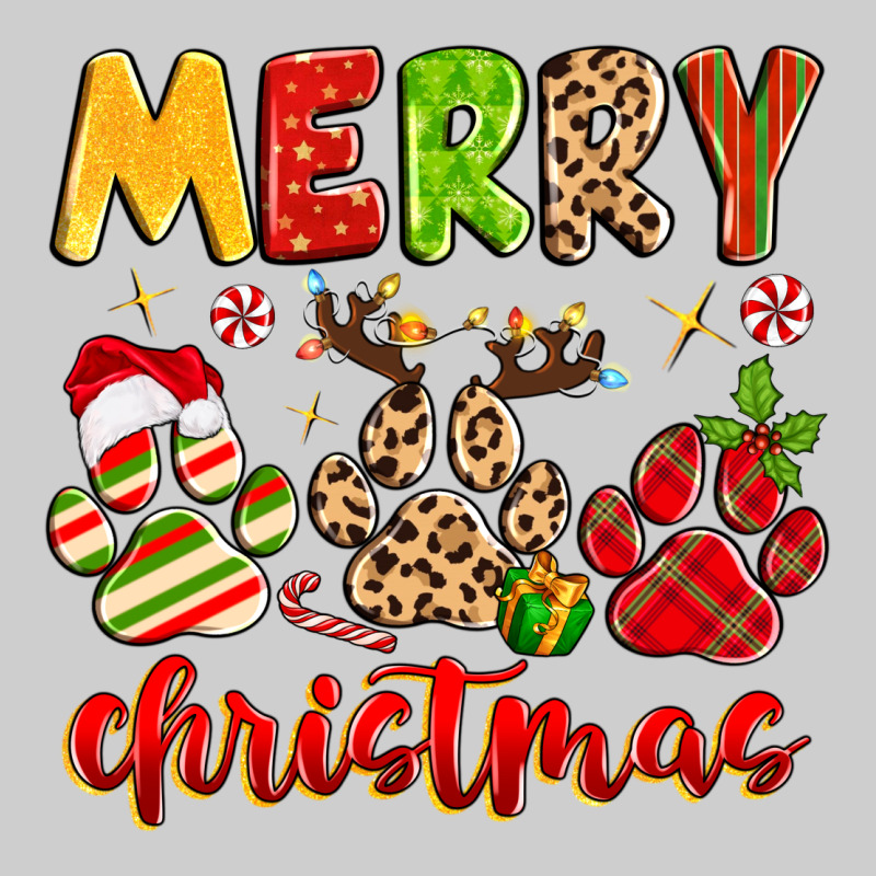Merry Christmas Paws Premium Tee by MaliasSmallBusiness | Teevron