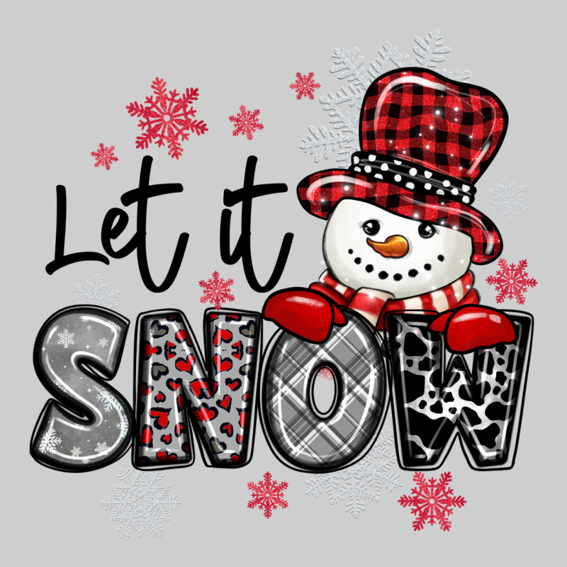 Let It Snow Sowman Snowflake Premium Tee by MaliasSmallBusiness | Teevron