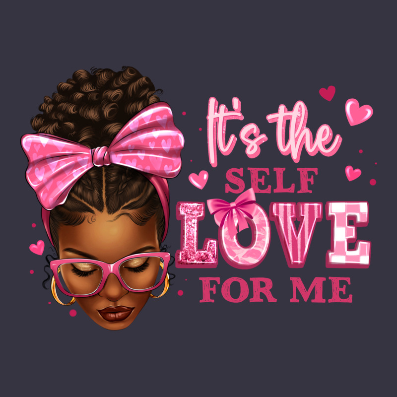 It's The Self Love For Me Afro Woman Vintage Hoodie by texasbilliewilder | Teevron