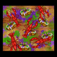 Mardi Gras Crawfish King Cake Premium Tee | Teevron