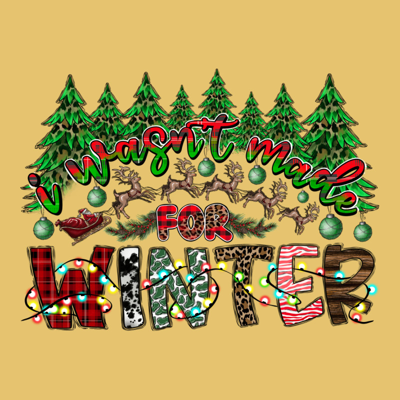 I Was Made For Winter Premium Sweatshirt by CowhideDigitalArt | Teevron