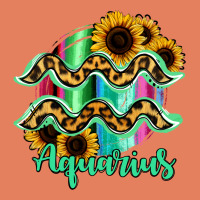 Aquarius Zodiac Sign Sunflower Leopard Serape Classic Tee | Teevron
