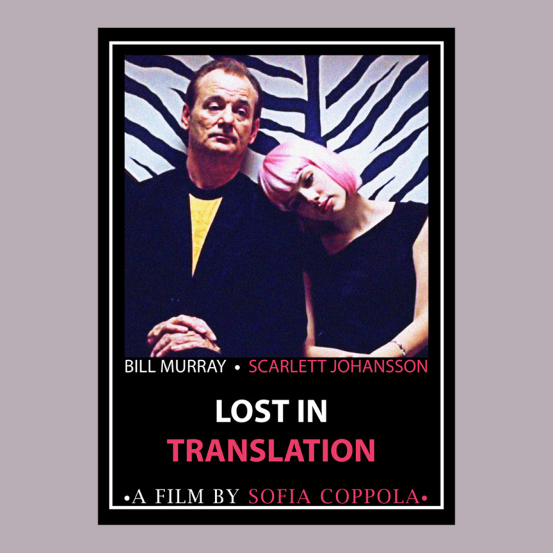Lost In Translation Poster Gift Vintage Tee by trangStudio | Teevron