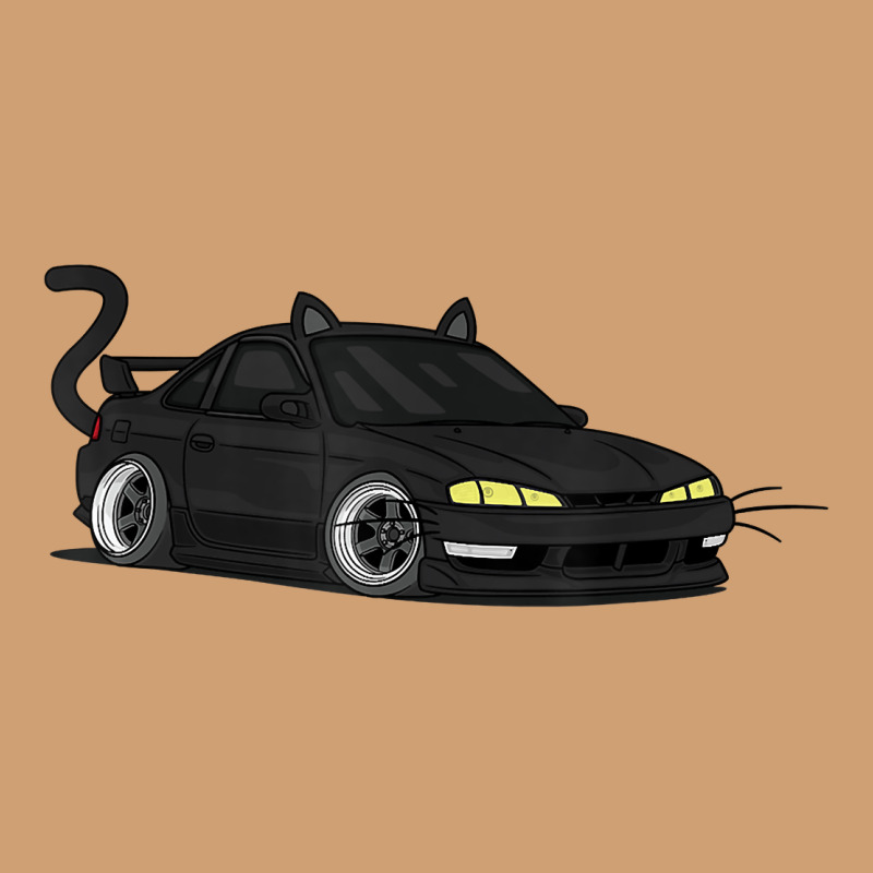 Spooky Halloween Jdm S14 Silvia 240sx Black Cat Illustrated T Shirt Vintage Tee by trangStudio | Teevron