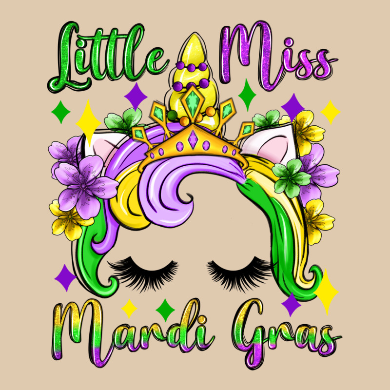 Little Miss Mardi Gras Unicorn  Olivia Heavyweight Sweatshirt by OliviaCreatesArt | Teevron