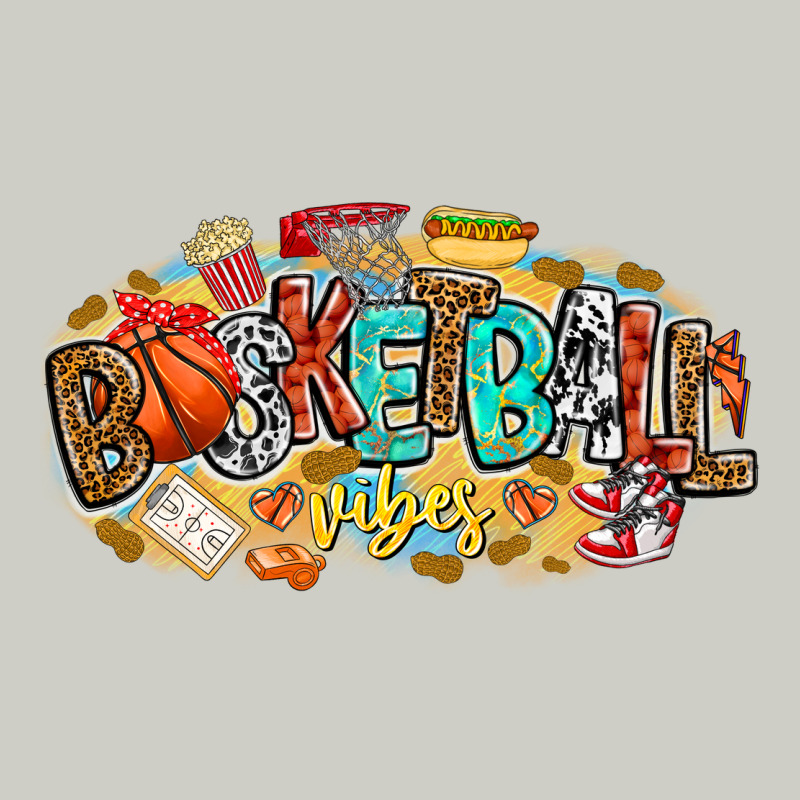Basketball Vibes Heavyweight Hoodie by CowhideDigitalArt | Teevron