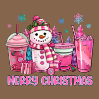 Merry Christmas Snowman Coffee Cups Premium Tee | Teevron