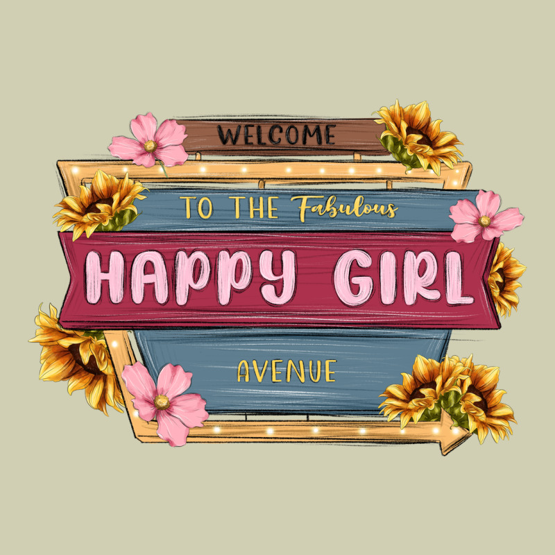 Welcome To The Fabulous Happy Girl Avenue Heavy Core Tee by MaliasSmallBusiness | Teevron