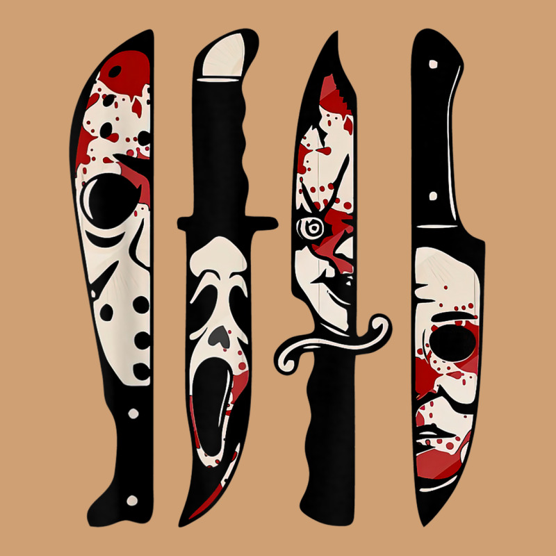 Knives Horror Movie Friday Halloween Horror Ghost Vintage Tee by trangStudio | Teevron