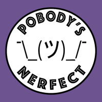 Pobody's Nerfect Retro Classic Funny Nobody's Perfect Vintage Tee | Teevron