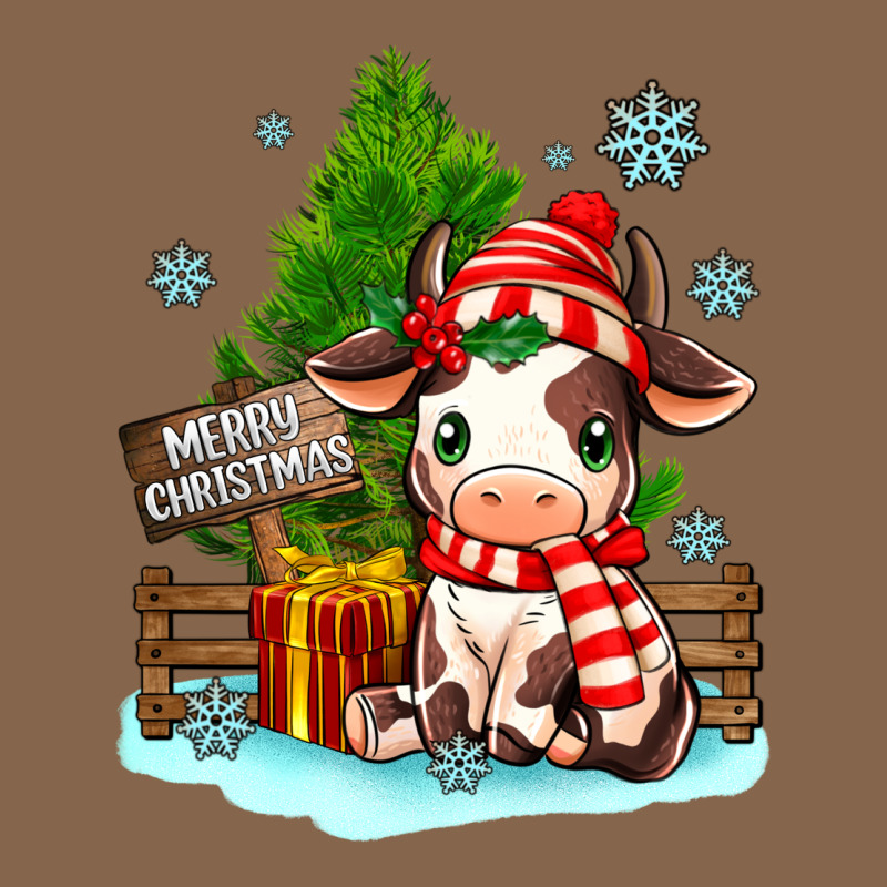 Merry Christmas Cow Premium Tee by MaliasSmallBusiness | Teevron