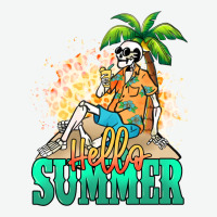 Hello Summer Skeleton Urban Heavy Tee | Teevron