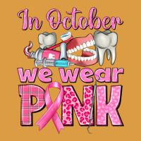 In October We Wear Pink Breast Cancer Awareness Urban Heavy Tee | Teevron