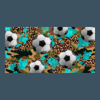 Western Leopard Camouflage Turquoise Soccer Licence Plate Template Urban Hoodie | Teevron