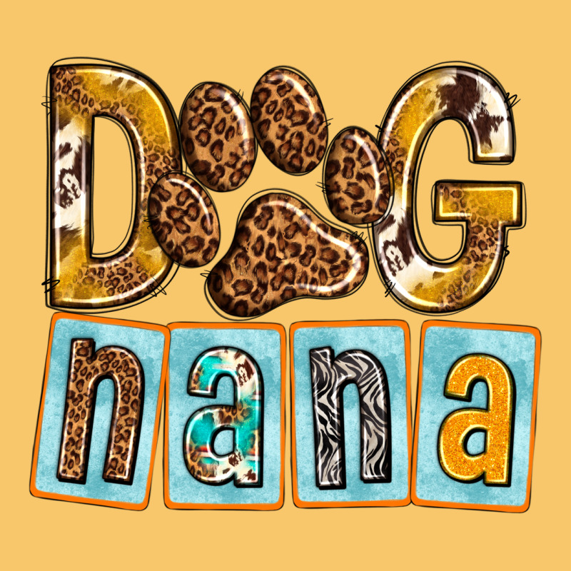 Dog Nana With Paw Vintage Hoodie by texasbilliewilder | Teevron