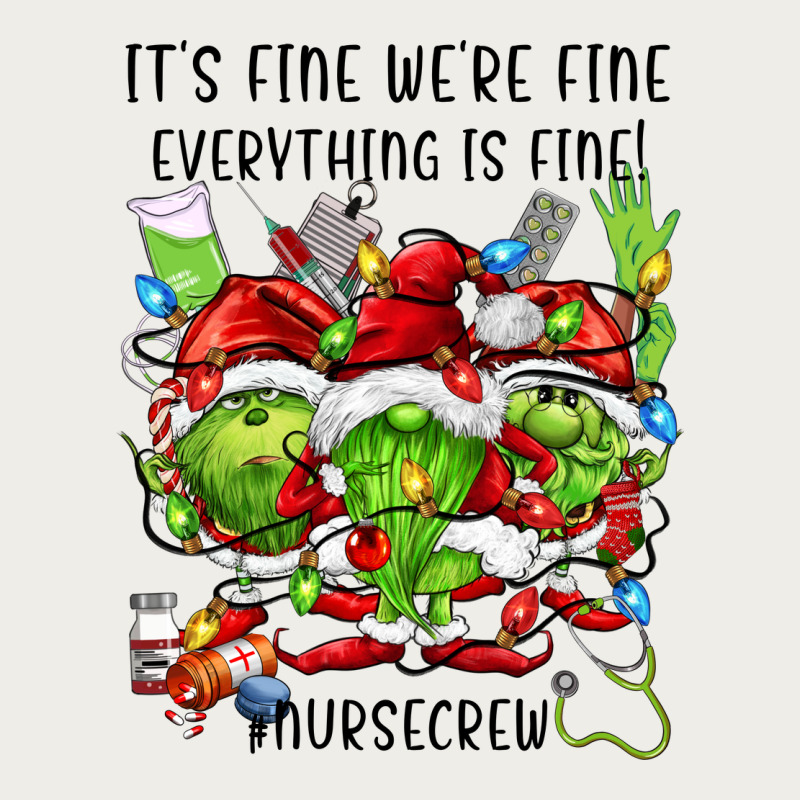 It's Fine We're Fine Everythıng Is Fine! Nursecre Zipper Hoodie by FaDigitalArtStudio | Teevron