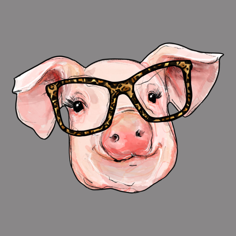 Pig With Glasses Vintage Tee by RanaPortraitStore | Teevron