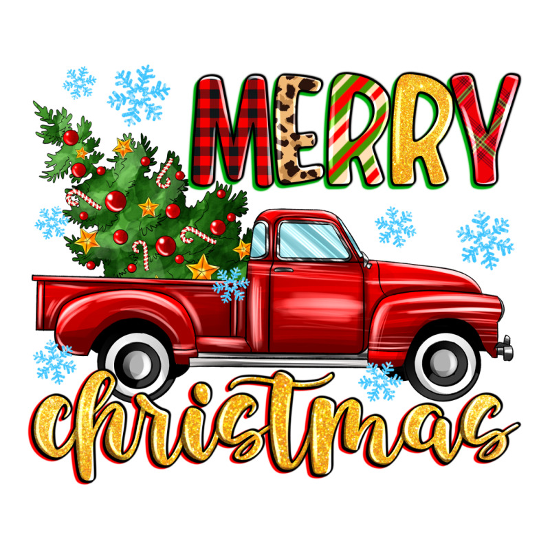 Merry Christmas Truck Premium Tee by MaliasSmallBusiness | Teevron