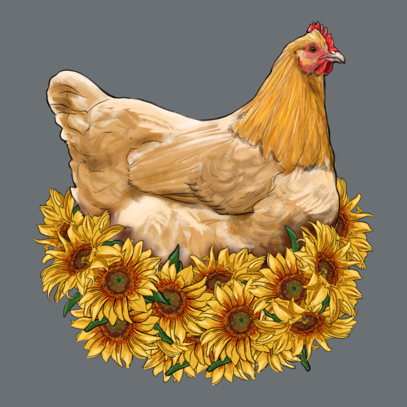 Chicken With Sunflowers Premium Hoodie by RanaPortraitStore | Teevron